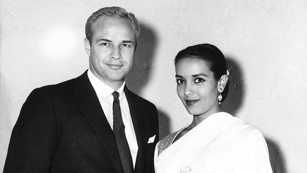 مارلون براندو و همسرش آنا کاشفی