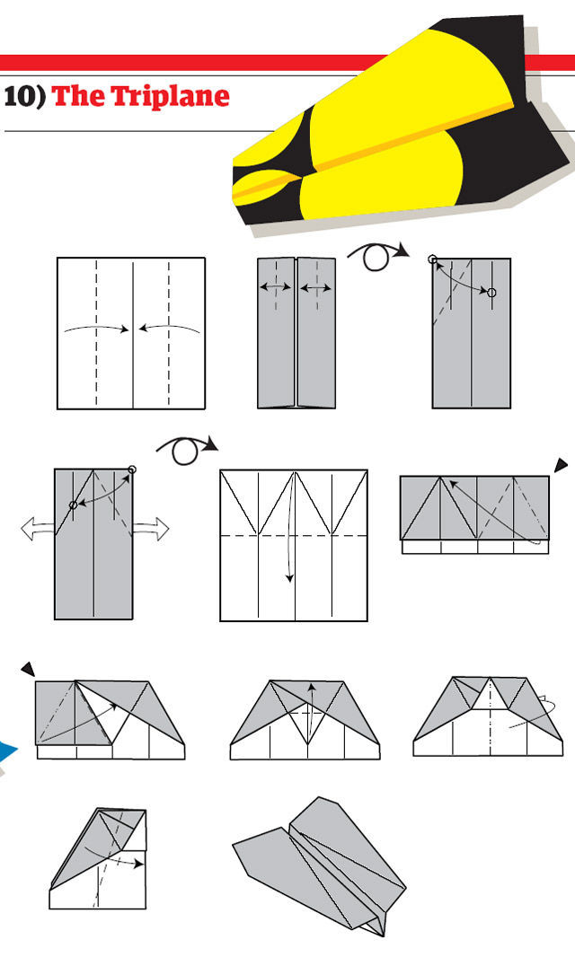 آموزش اوریگامی هواپیمای کاغذی