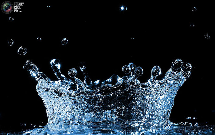 تصاویر هنری زیبا از قطرات آب