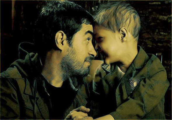 شهاب حسینی و پسرش محمدامین
