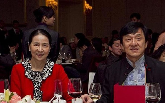 جکی چان و همسرش جوآن لین