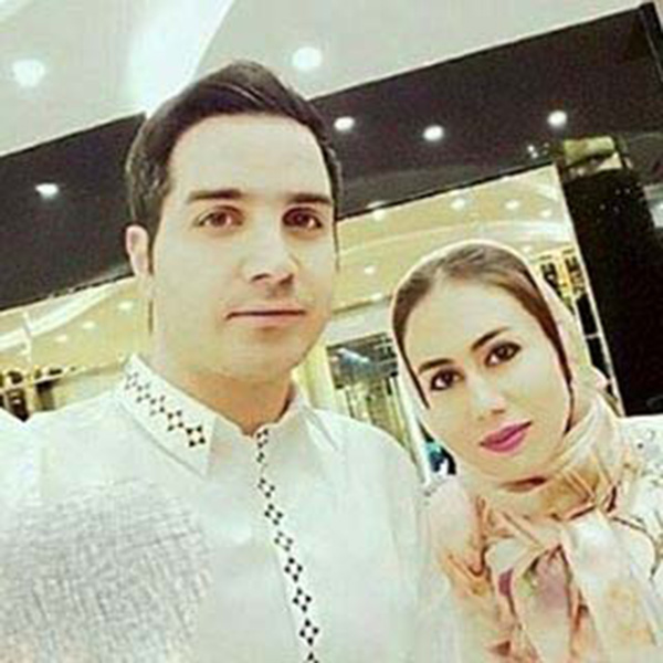 محسن یگانه و همسرش
