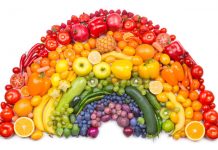 رژیم غذایی رنگین کمانی