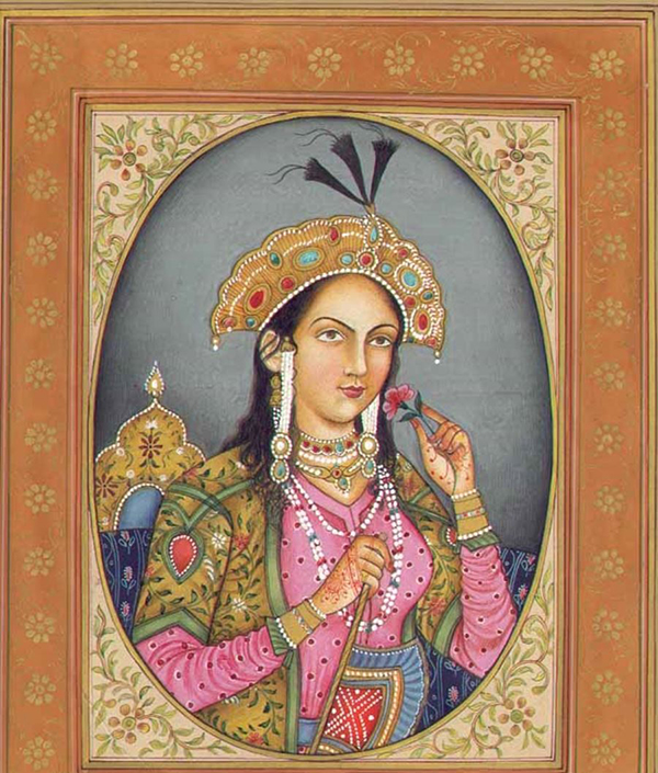تصویری منتسب به ارجمند بانو بیگم- همسر شاه جهان، سلطان هندوستان