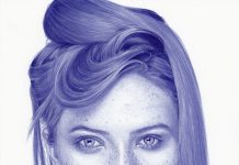 نقاشی باورنکردنی و دیدنی با خودکار