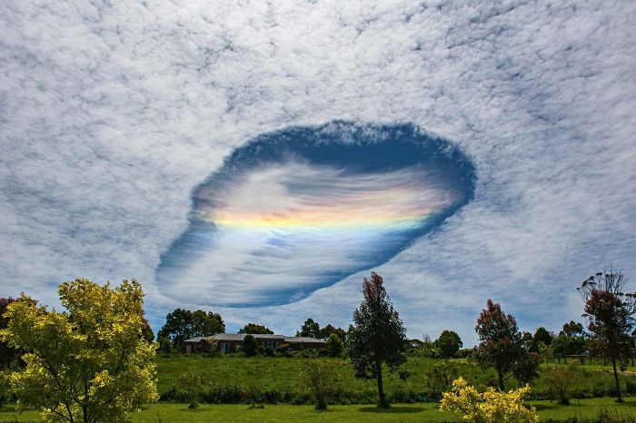 یک ابر کمیاب در شرق ویکتوریا، استرالیا