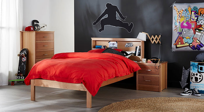 مدل تخت خواب چوبی کلاسیک و ساده دو نفره