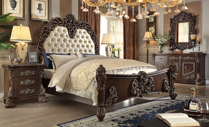 عکس مدل تخت خواب دو نفره سلطنتی