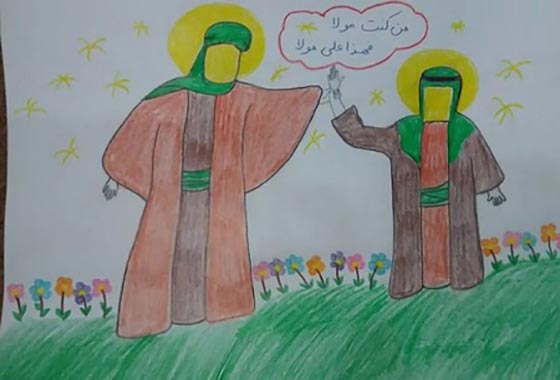 زیباترین نقاشی های عید غدیر خم