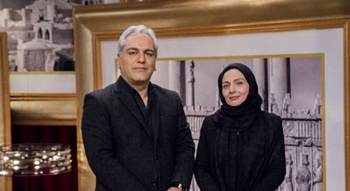 مرجان محتشم و مهران مدیری
