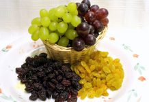 خواص انواع کشمش