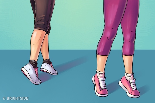 حرکات کششی برای پا درد : راه رفتن بر روی انگشتان پا