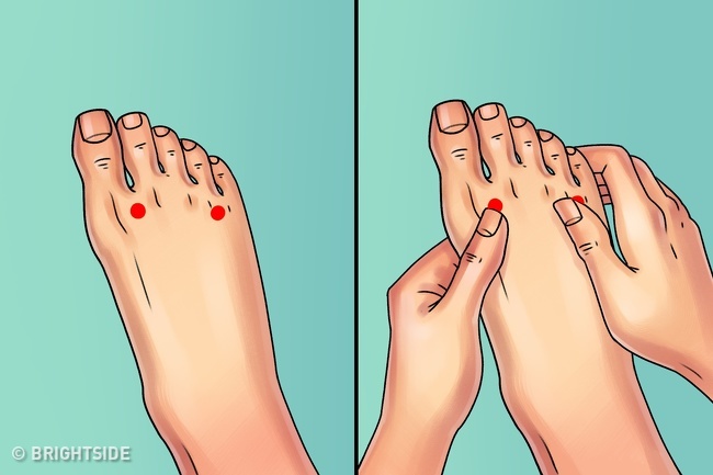 درمان درد پا با ماساژ