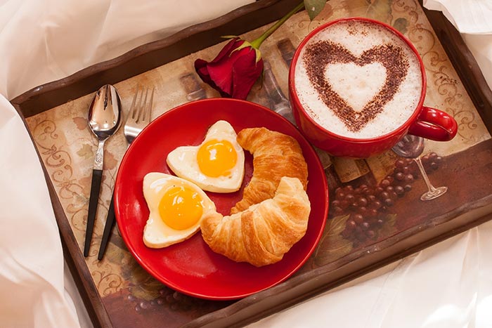 عکس تزئین صبحانه عاشقانه زیبا