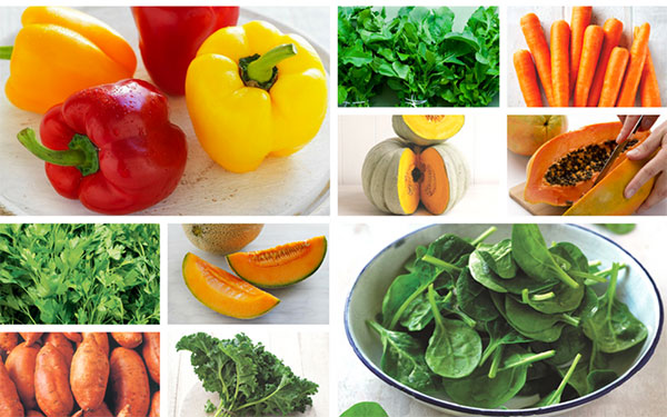 میوه و سبزیجاتسرشاز از ویتامین آ