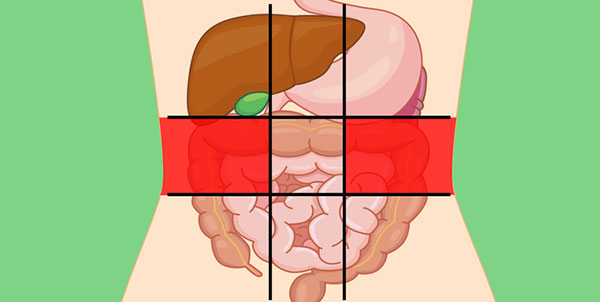 علت درد در سمت راست و چپ شکم
