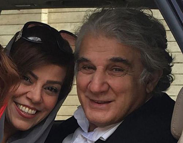مهنوش صادقی و همسرش مهدی هاشمی