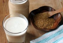 طرز تهیه شیر کتان