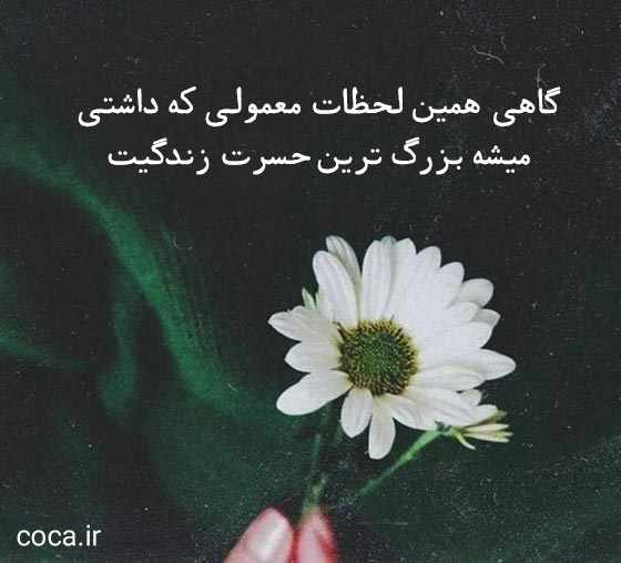 عکس نوشته دو خطی سنگین در مورد زندگی