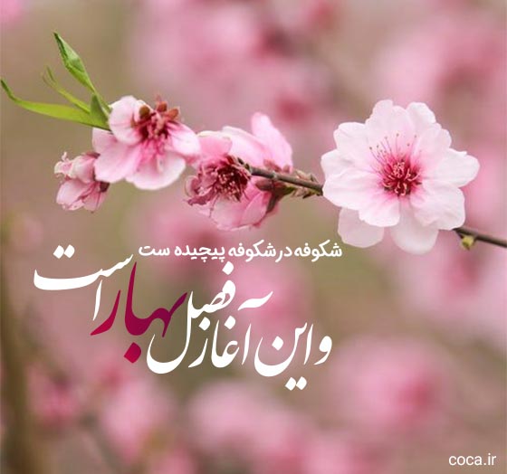 شعر در مورد شکوفه های بهاری