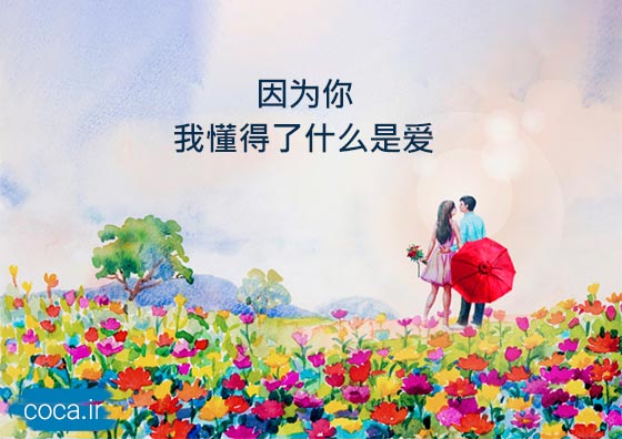 جملات زیبا و عاشقانه چینی با ترجمه
