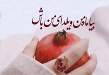 شعز عاشقانه شب یلدا برای عشقم
