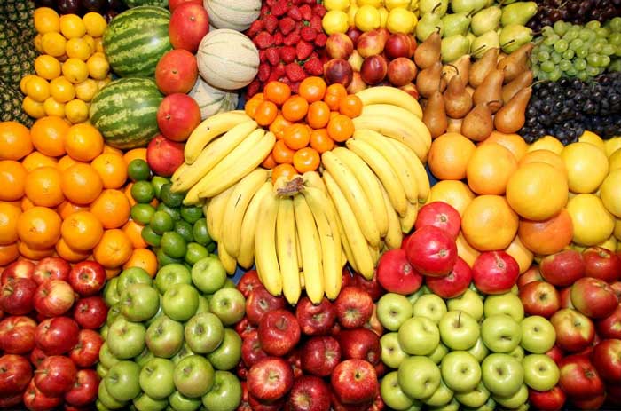 مصرف روزانه میوه‌