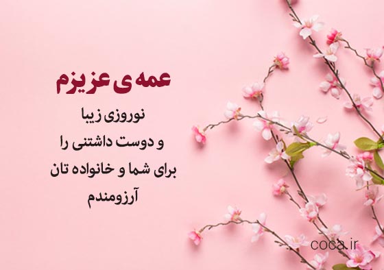 متن تبریک عید نوروز به عمه عزیزم