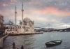 تنگه بسفر و مسجد اورتاکوی در زمستان