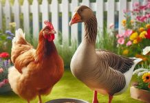 انشا درباره مرغ همسایه غاز است