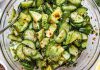 طرز تهیه سالاد آووکادو و خیار
