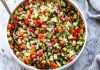 طرز تهیه سالاد مدیترانه ای رژیمی