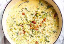 طرز تهیه سوپ بروکلی و گل کلم خوشمزه