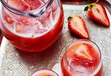 طرز تهیه لیموناد توت فرنگی