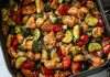طرز تهیه مرغ و سبزیجات