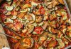 طرز تهیه خوراک سبزیجات کبابی در فر