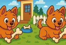 بازی فکری : تفاوت تصاویر سگ بازیگوش