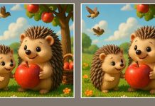 بازی فکری : تفاوت تصاویر جوجه تیغی ها
