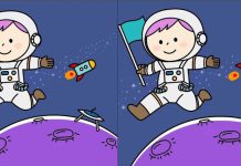 بازی فکری : 3 تفاوت تصویر خانم فضانورد کجاست؟