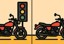 بازی فکری : تفاوت تصاویر موتور سیکلت