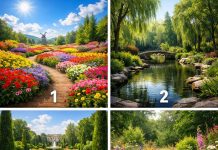 تست روانشناسی ذهن : کدام باغ به شما حس بهتری می‌ دهد؟