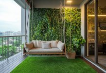 فنس چمنی برای بالکن